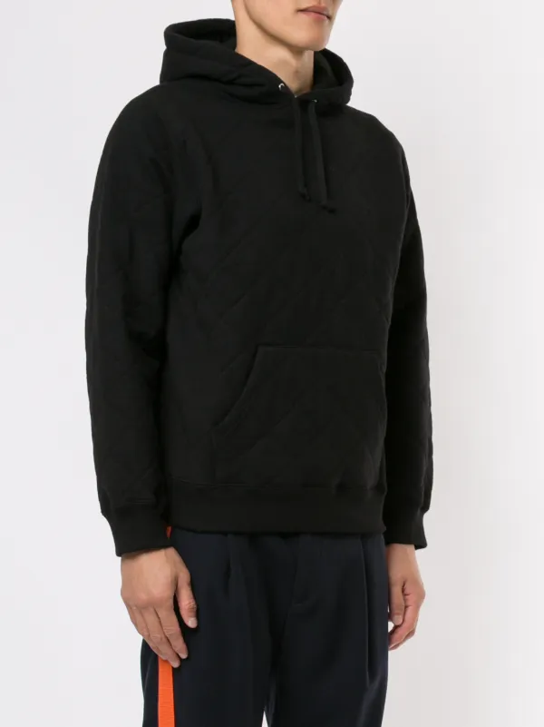 Supreme quilted hoodie sale