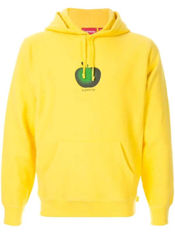 Supreme apple hooded sweatshirt top