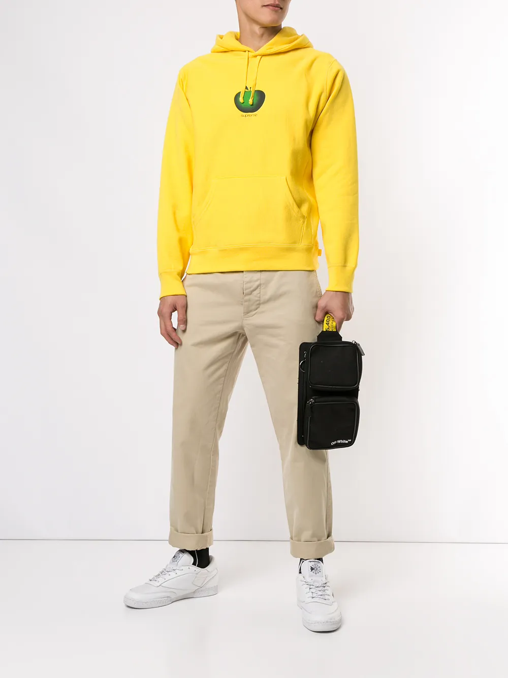 supreme apple hoodie