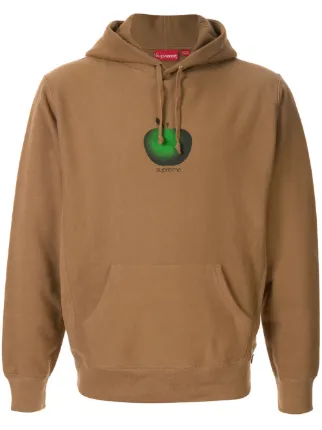 supreme apple hoodie
