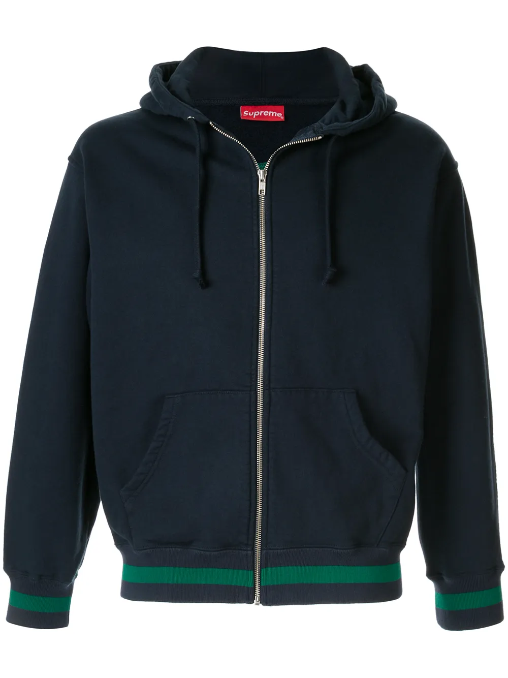 Supreme white sales striped hoodie