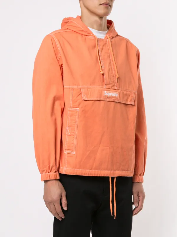 supreme contrast stitch work jacket