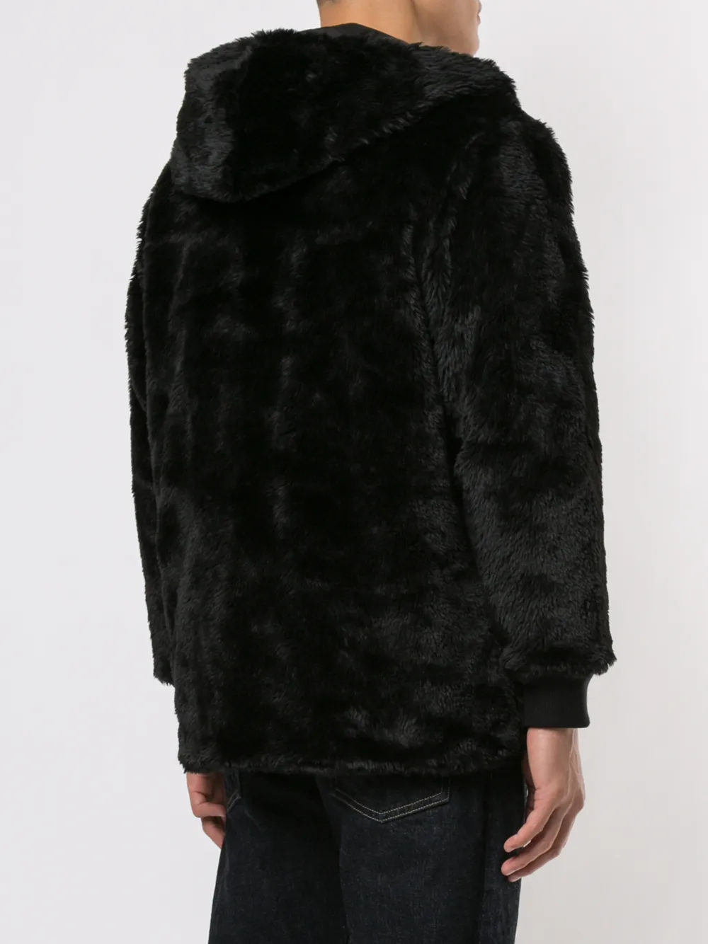 Supreme sherpa top reversible work parka