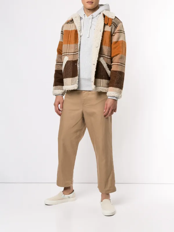 supreme plaid bomber jacket