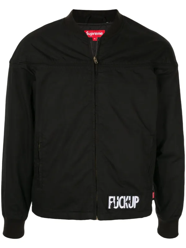 supreme black coat