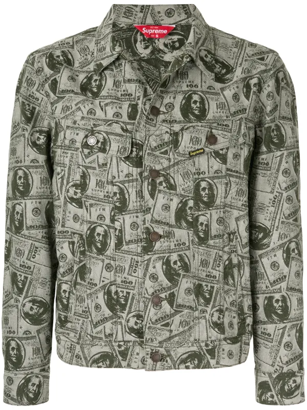 supreme dollar shirt