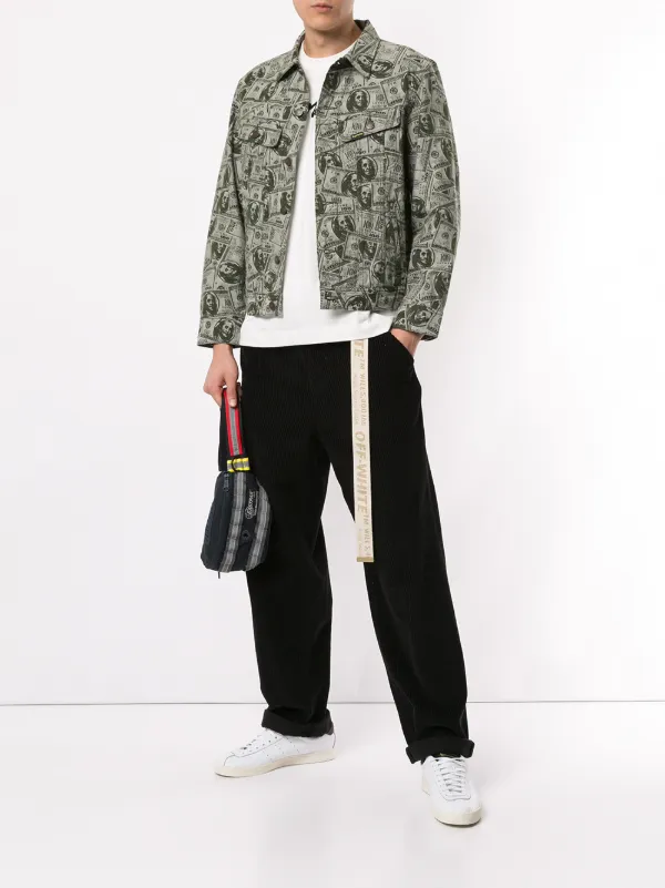 supreme dollar bill hoodie