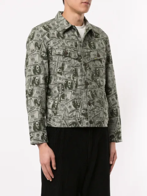 Supreme 100 dollar bill jacket discount
