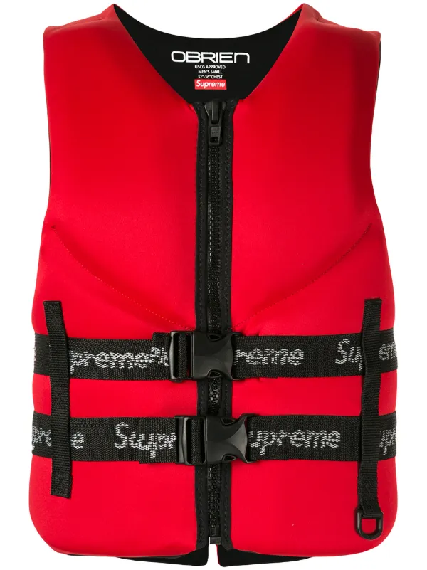 supreme red vest