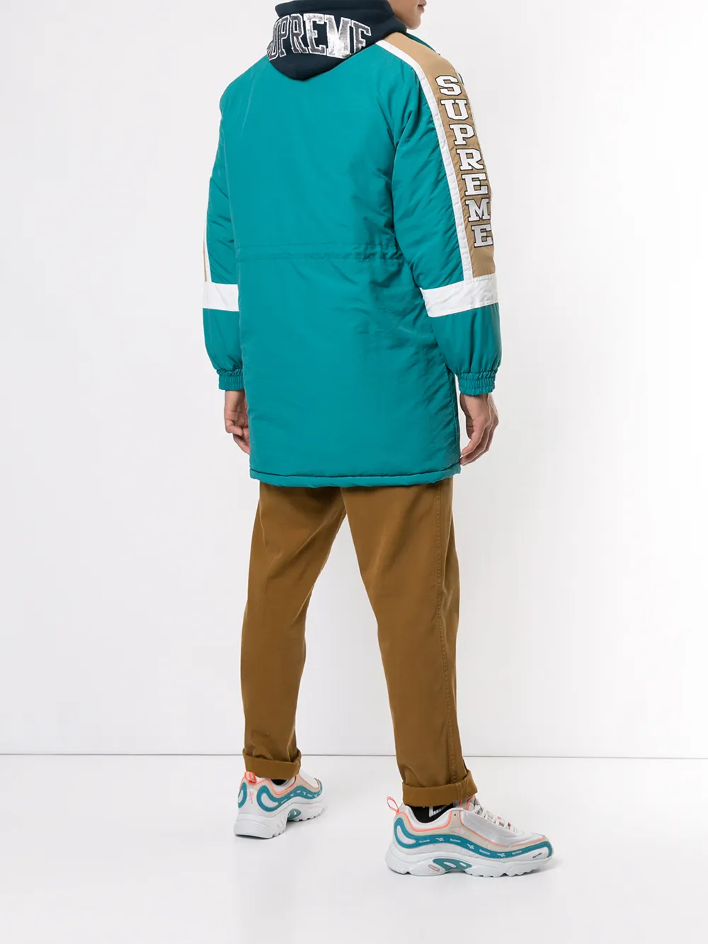 Person Supreme Sideline Logo Parka Supreme 16aw Supreme Sideline
