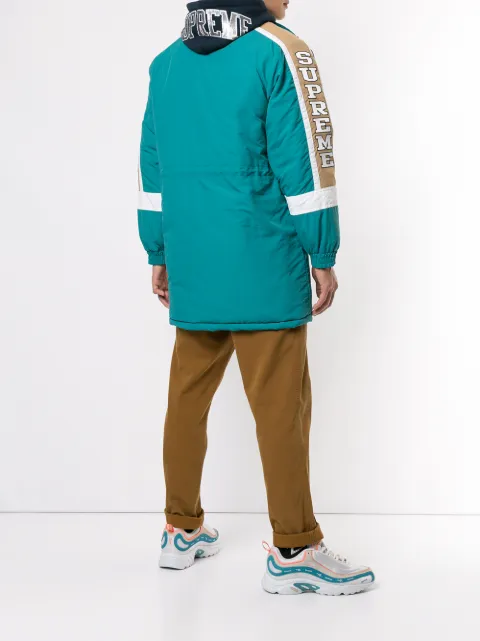 Shop Supreme sleeve logo sideline parka 
