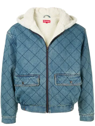 supreme blue bomber jacket