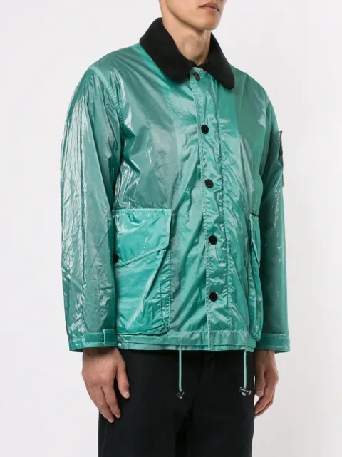 stone island silk jacket