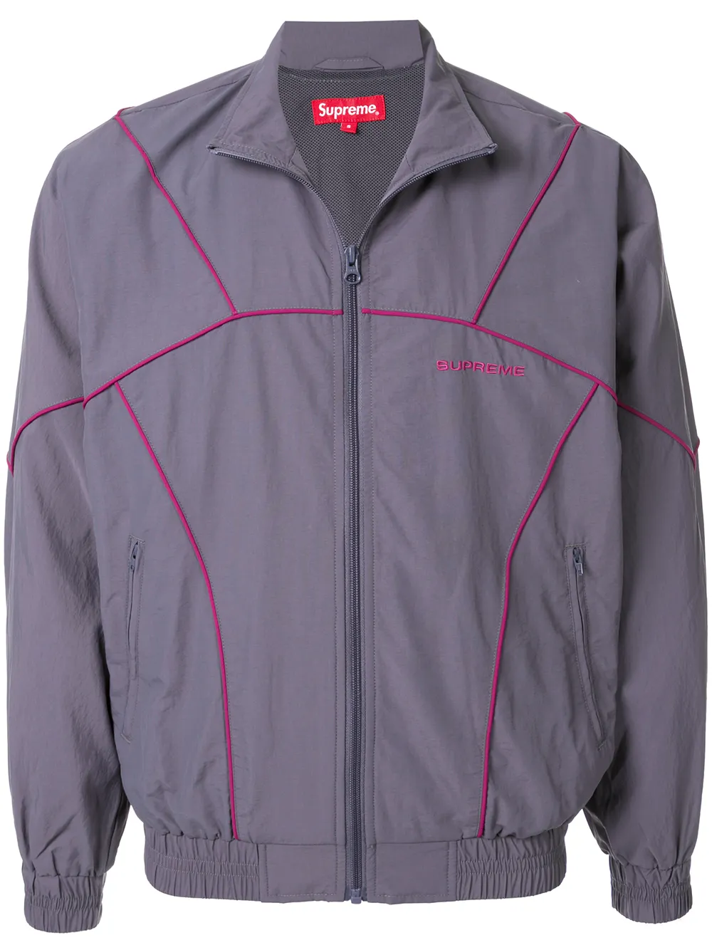 supreme jacket grey