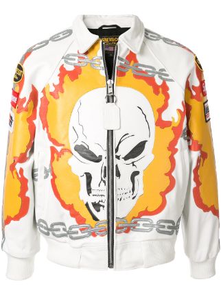 Supreme Ghost Rider Leather Jacket