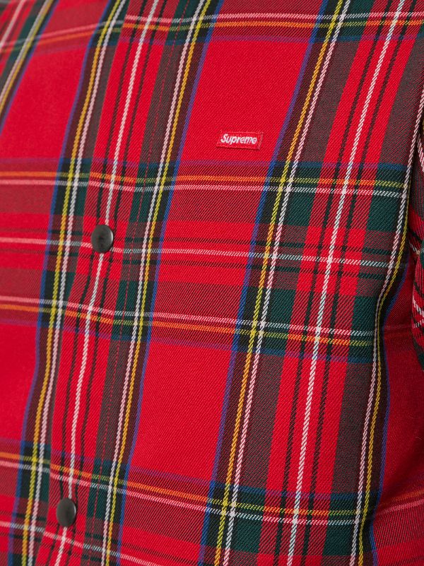 supreme tartan flannel