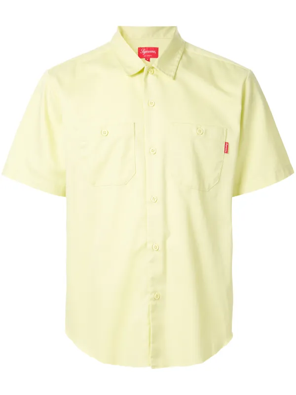 yellow supreme shirt