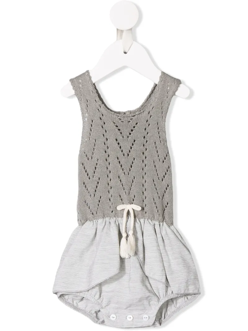 Message In The Bottle knitted romper