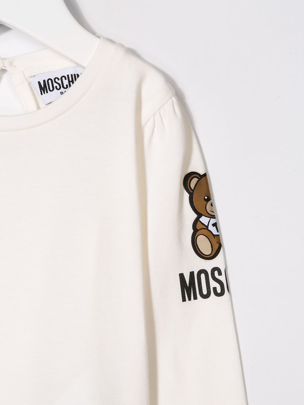 фото Moschino kids футболка с логотипом