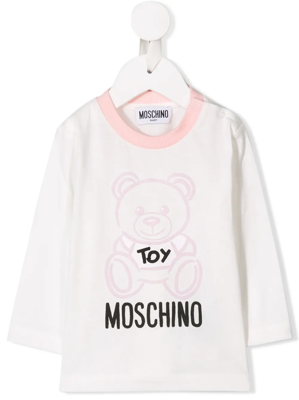 фото Moschino kids футболка с логотипом