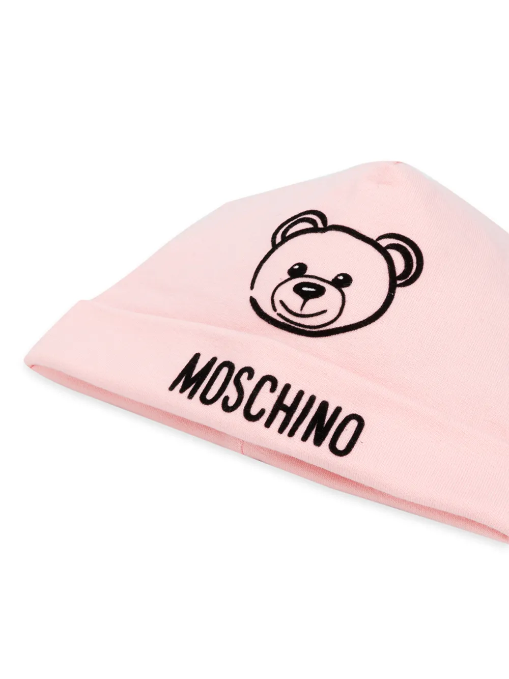 фото Moschino kids трикотажная шапка с логотипом