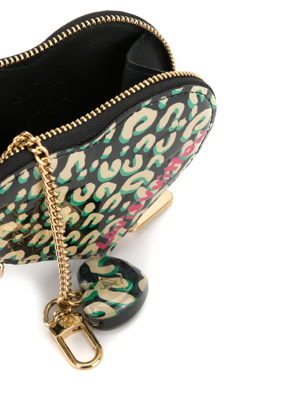 leopard print coin purse