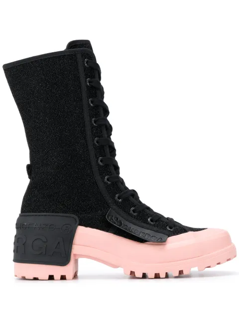 superga rubber boots