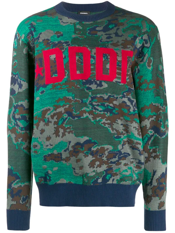 diesel green sweatshirt