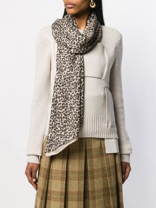 leopard print scarf展示图