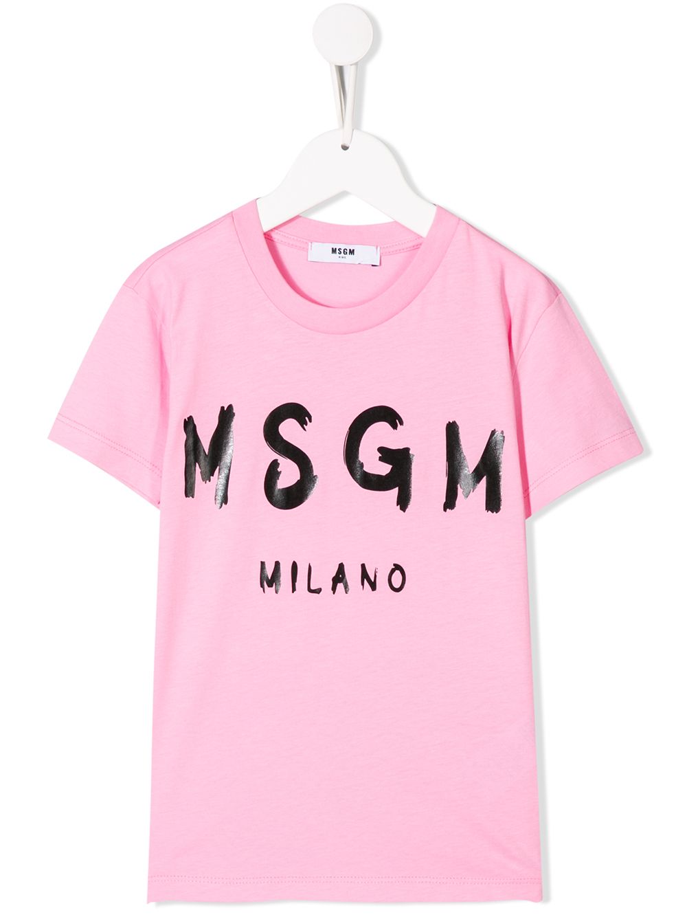 фото Msgm kids футболка с логотипом