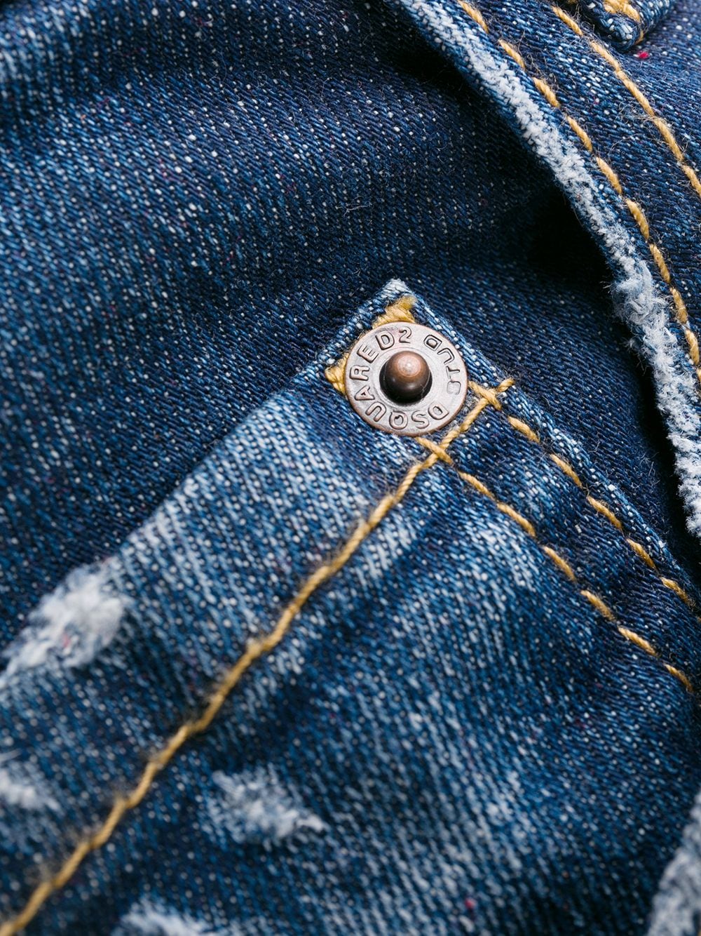 фото Dsquared2 джинсы с эффектом потертости