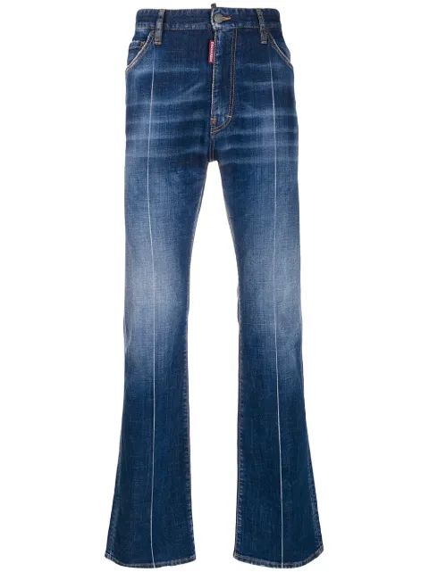 DSQUARED2 jeans rectos con efecto de lavado a la piedra