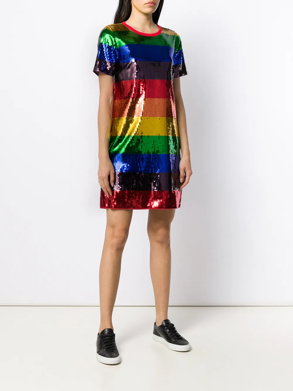 michael kors rainbow dress