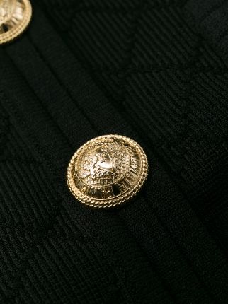 gold-tone embellished cropped cardigan展示图