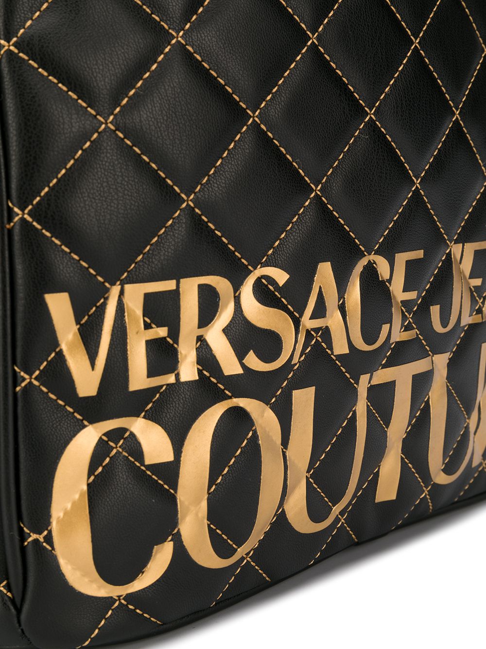 фото Versace Jeans Couture стеганый рюкзак с логотипом