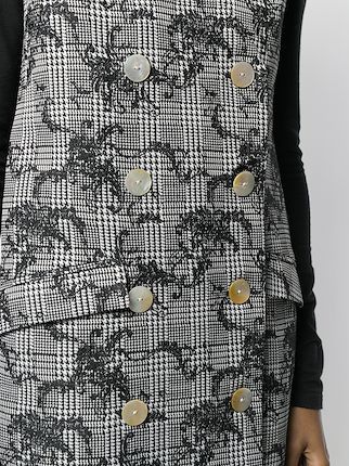 houndstooth multi panel waistcoat展示图