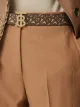 Burberry monogram print logo buckle belt
