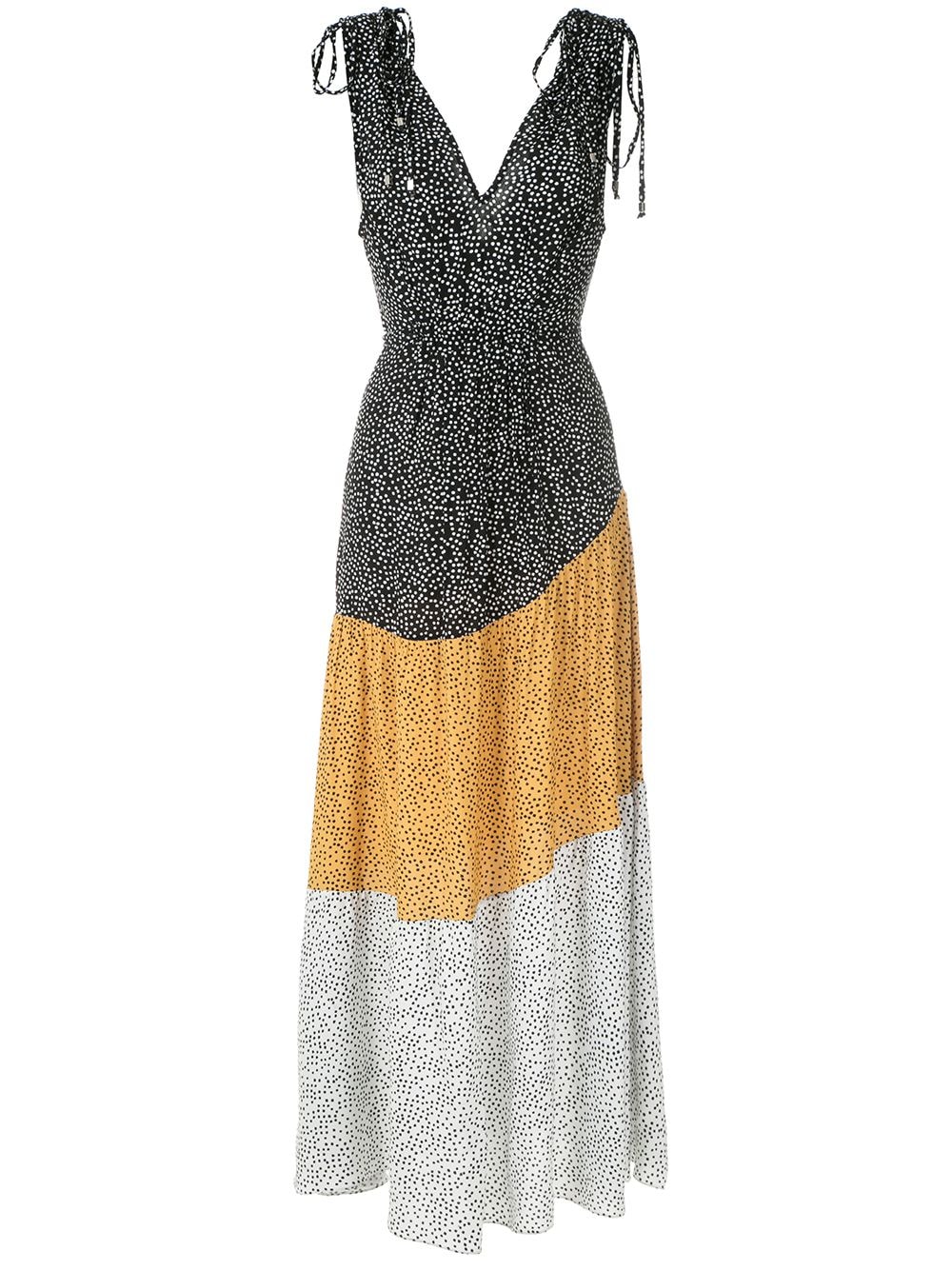 Olympiah Jarosse Printed Gown In Multicolour