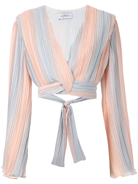 Olympiah Camelia cropped top
