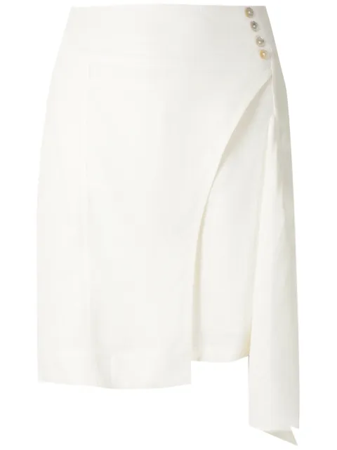 Olympiah Ylang asymmetric short skirt