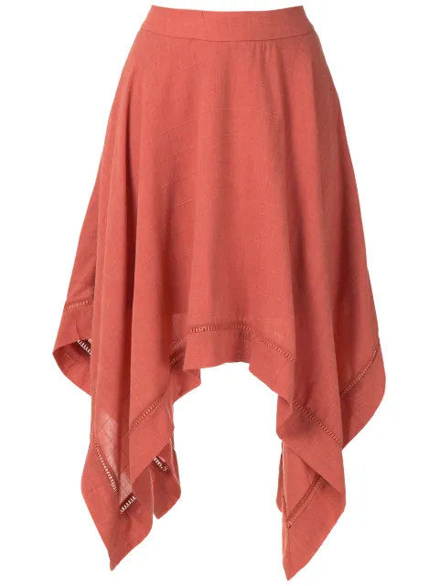 Olympiah Violette asymmetric skirt