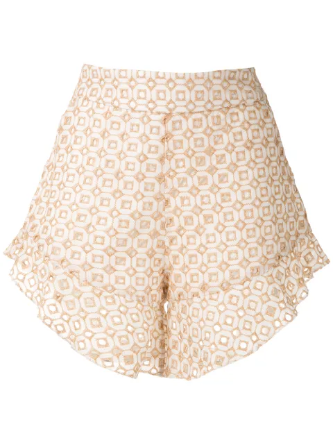 Olympiah Orchid patterned shorts