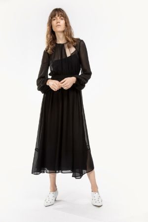 budbringer presse følelsesmæssig Sheer Gathered Midi Dress | N°21 | Official Online Store