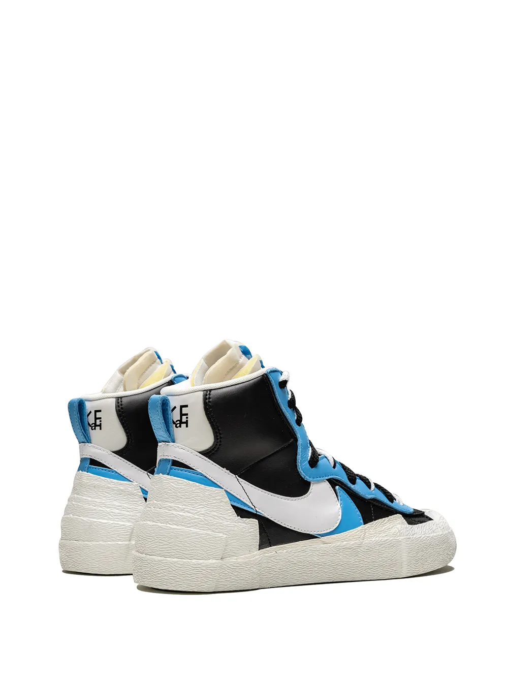 Shop Nike X Sacai Blazer Mid "university Blue" Sneakers In Black