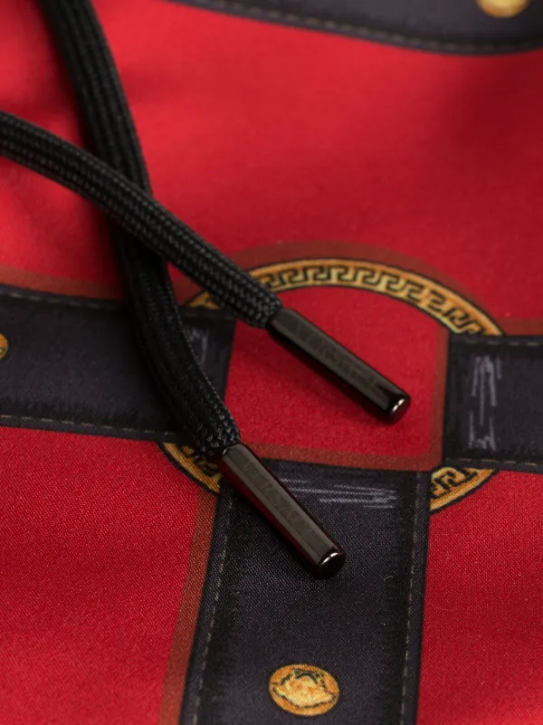 versace red swim shorts