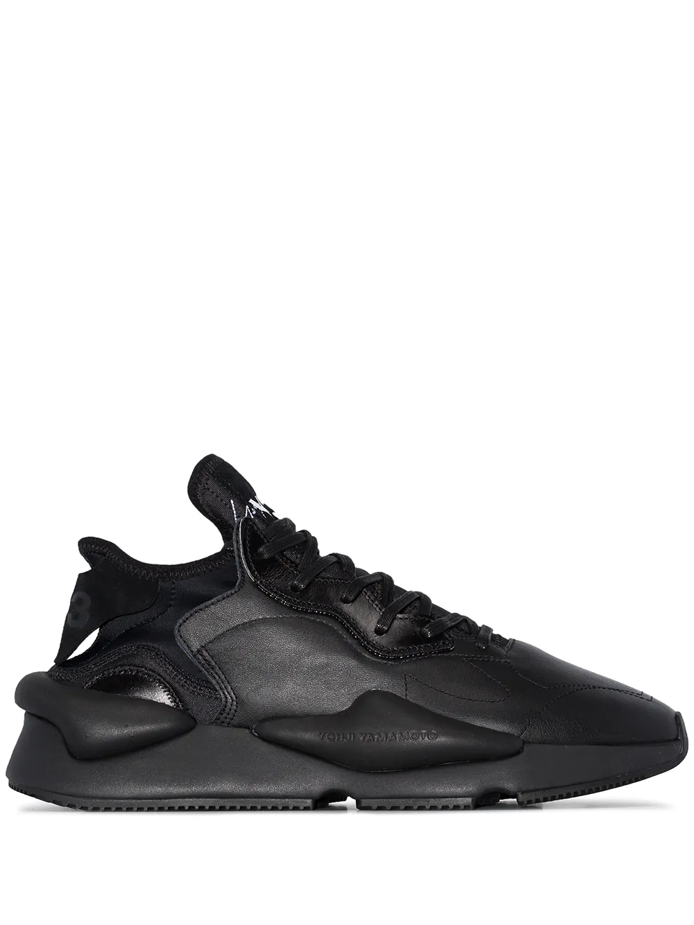 Shop Y-3 high top Kaiwa sneakers with 