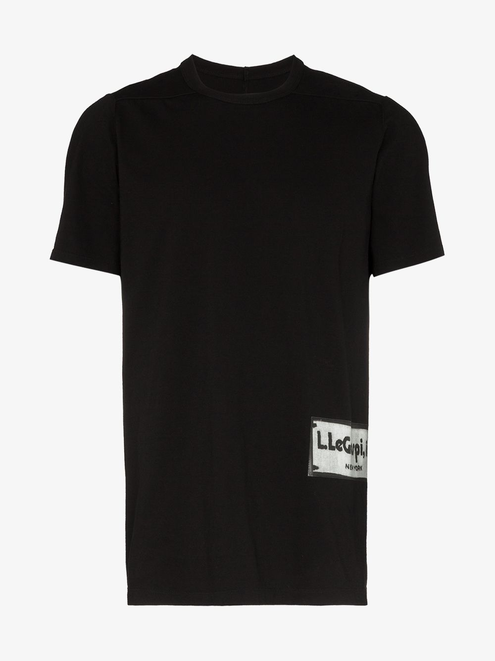 RICK OWENS RICK OWENS LEGASPI INK PATCH T-SHIRT,RR19F4264JAEH814155967