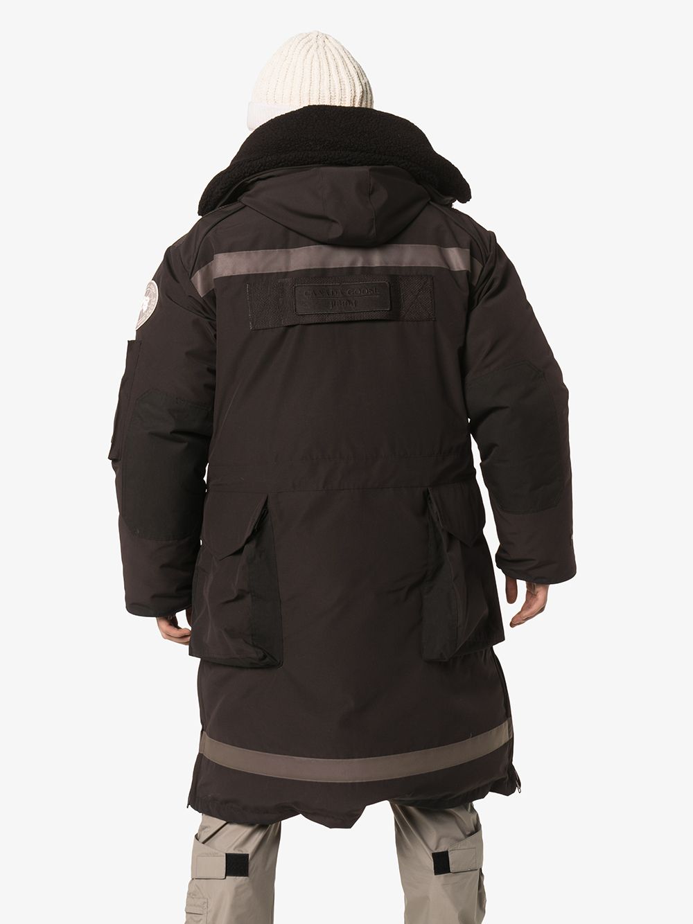 фото Canada goose парка snow mantra с капюшоном из коллаборации с juun j