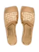 Bottega Veneta intrecciato weave flat sandals