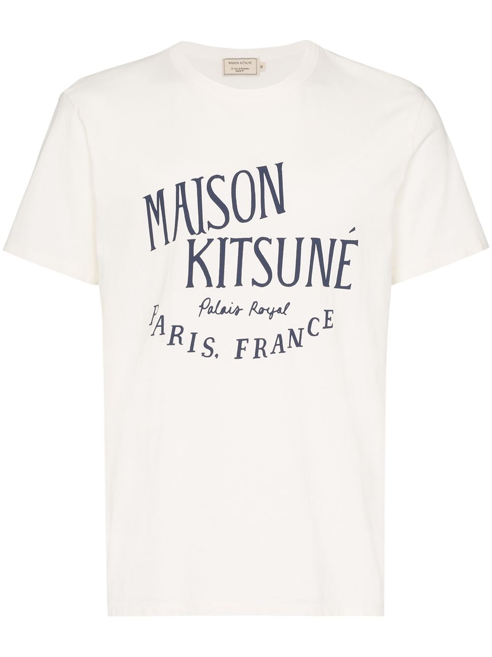 Image 1 of Maison Kitsuné logo print T-shirt